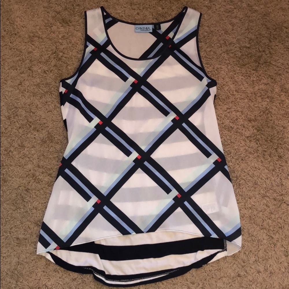 Cynthia Rowley sleeveless blouse, size medium